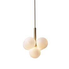Dawson Grape Frosted 5 Light Chandelier